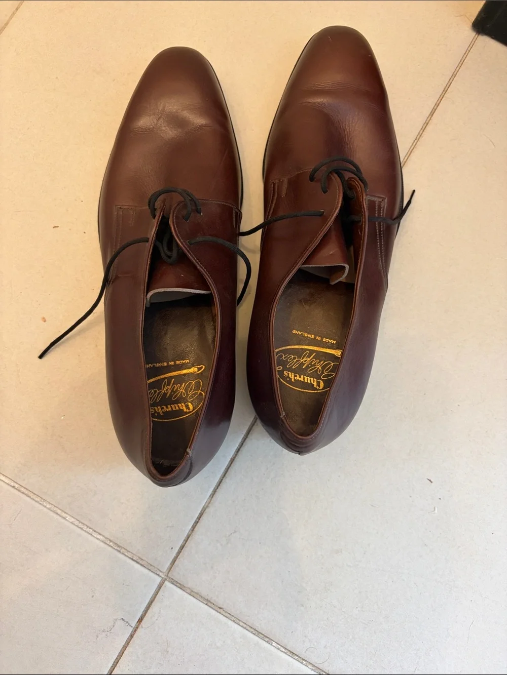 Church's Brown Leather Derby Shoes